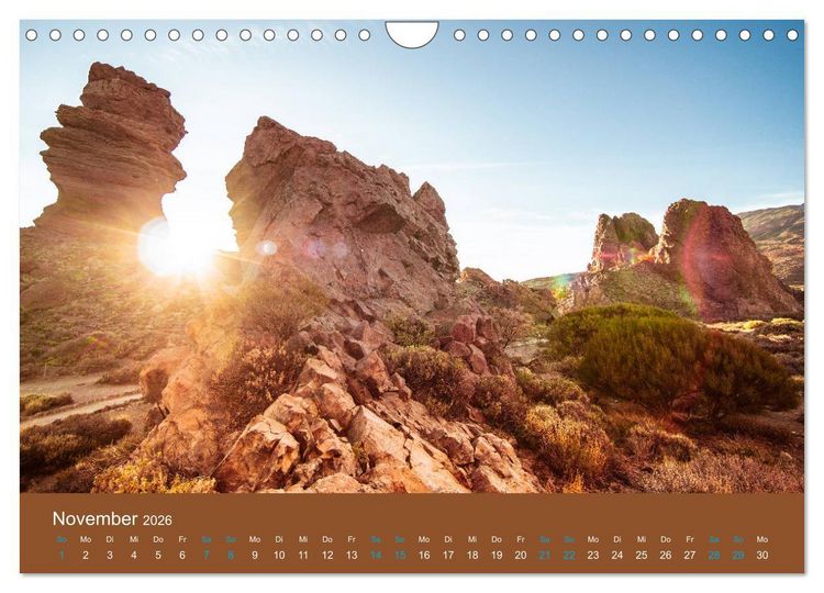 Produktbild: Wundervolles Teneriffa (Wandkalender 2026 DIN A4 quer), CALVENDO Monatskalender