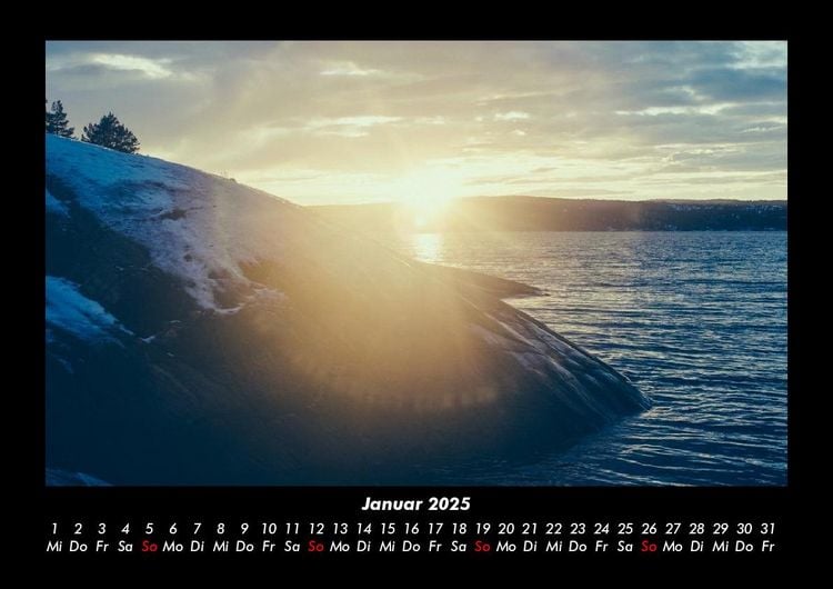 Produktbild: Sonnenunterg&auml;nge 2025 Fotokalender DIN A3