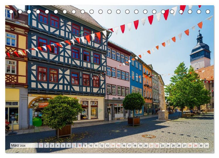 Produktbild: Bad Langensalza Impressionen (Tischkalender 2026 DIN A5 quer), CALVENDO Monatskalender