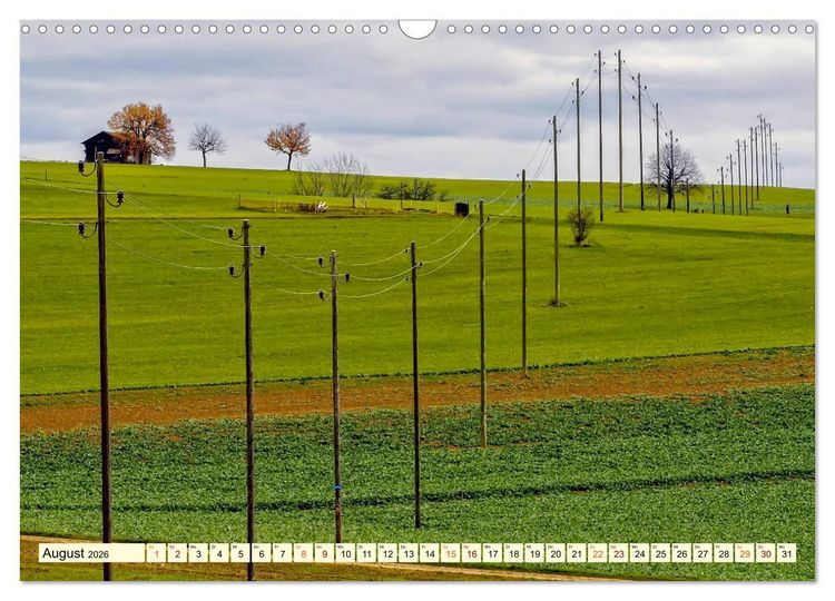 Produktbild: Strommasten - Wege des Stroms (Wandkalender 2026 DIN A3 quer), CALVENDO Monatskalender