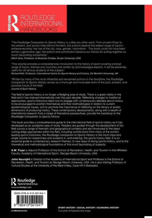 Produktbild: Routledge Companion to Sports History