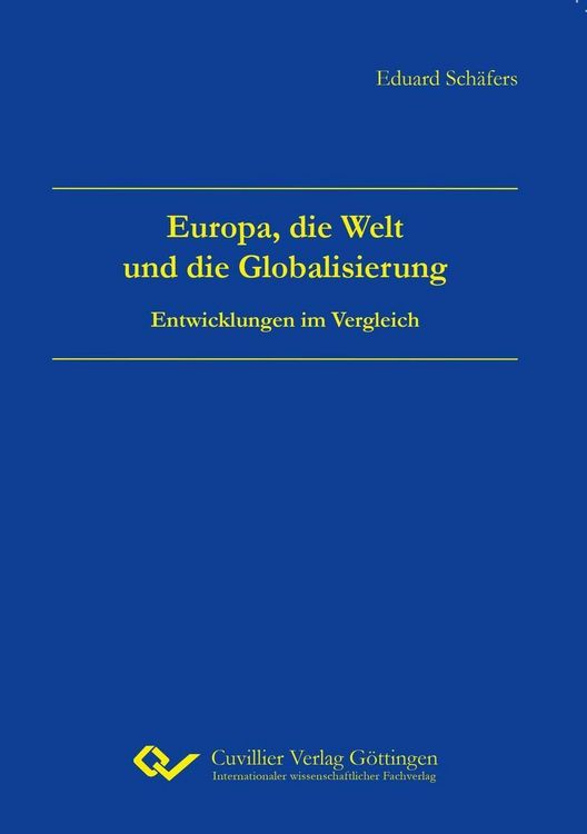 Produktbild: Europa, die Welt und die Globalisierung