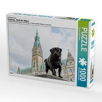 Produktbild: CALVENDO Puzzle Ein Motiv aus dem Kalender Hamburg - Stadt der M&ouml;pse | 1000 Teile Lege-Gr&ouml;&szlig;e 64x48cm Foto-Puzzle f&uuml;r gl&uuml;ckliche Stunden