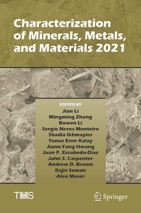 Produktbild: Characterization of Minerals, Metals, and Materials 2021