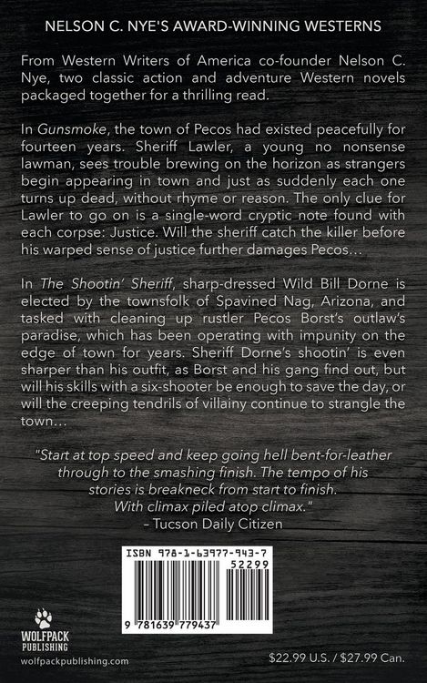 Produktbild: Gunsmoke and The Shootin' Sheriff