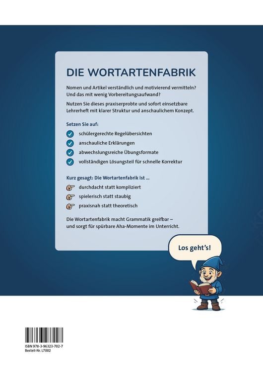 Produktbild: Die Wortartenfabrik &ndash; Nomen und Artikel &ndash; Lehrerheft