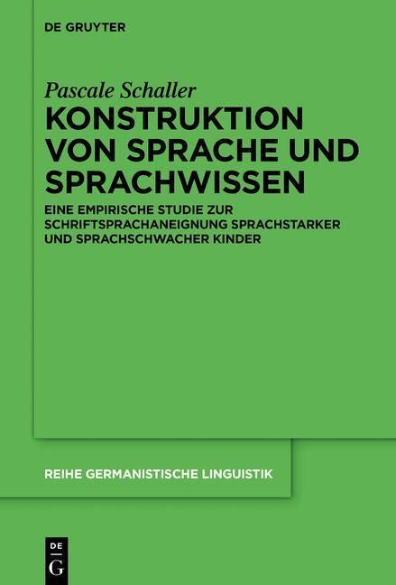 Produktbild: Konstruktion von Sprache und Sprachwissen