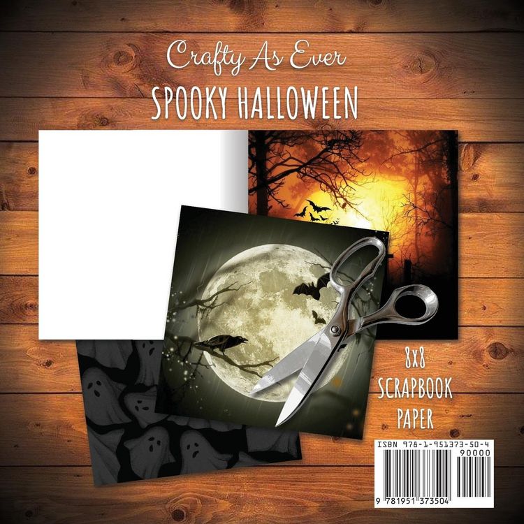 Produktbild: Spooky Halloween Scrapbook Paper Pad 8x8 Scrapbooking Kit for Papercrafts, Cardmaking, Printmaking, DIY Crafts, Holiday Themed, Designs, Borders, Back