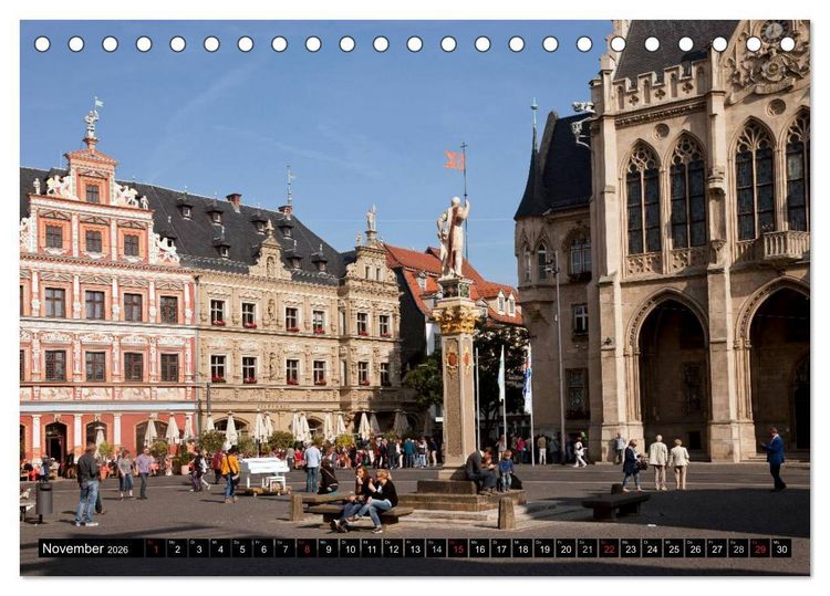 Produktbild: Deutschlands Hauptst&auml;dte (Tischkalender 2026 DIN A5 quer), CALVENDO Monatskalender