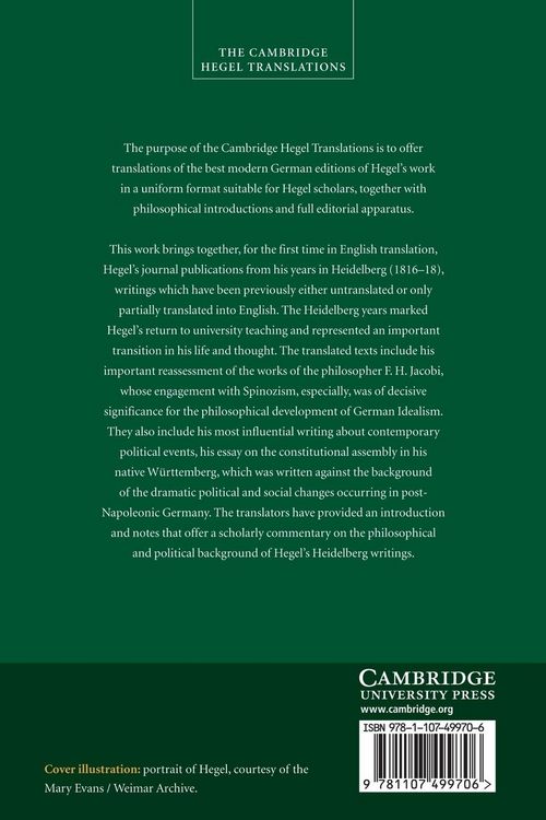 Produktbild: Georg Wilhelm Friedrich Hegel