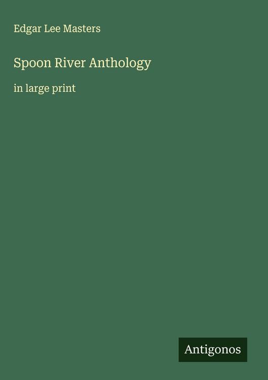 Produktbild: Spoon River Anthology