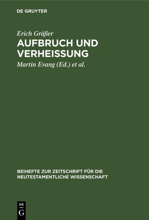 Produktbild: Aufbruch und Verhei&szlig;ung
