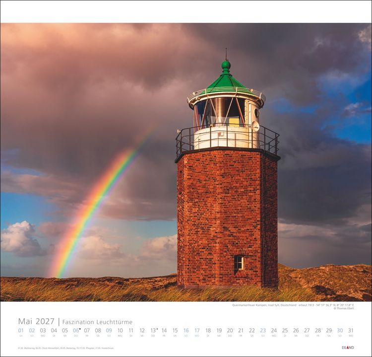 Produktbild: Faszination Leuchtt&uuml;rme Edition Kalender 2027 - An den Grenzen der Landschaft