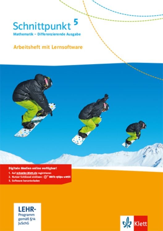 Produktbild: Schnittpunkt Mathematik. 5. Klasse. Arbeitsheft mit Lösungsheft und Lernsoftware. Differenzierende Ausgabe ab 2017