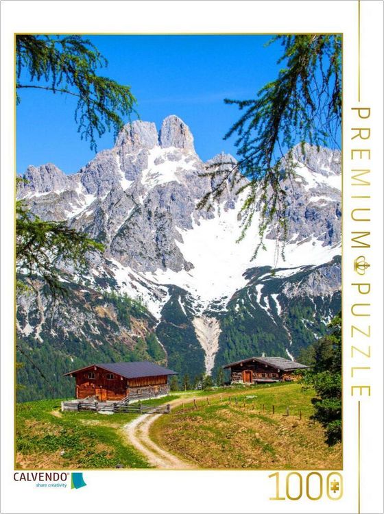 Produktbild: CALVENDO Puzzle Auf der Sulzenalm | 1000 Teile Lege-Gr&ouml;&szlig;e 64x48cm Foto-Puzzle f&uuml;r gl&uuml;ckliche Stunden