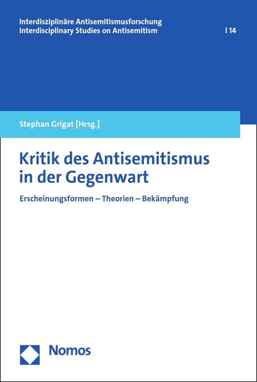 Produktbild: Kritik des Antisemitismus in der Gegenwart