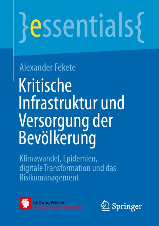 Produktbild: Kritische Infrastruktur und Versorgung der Bev&ouml;lkerung