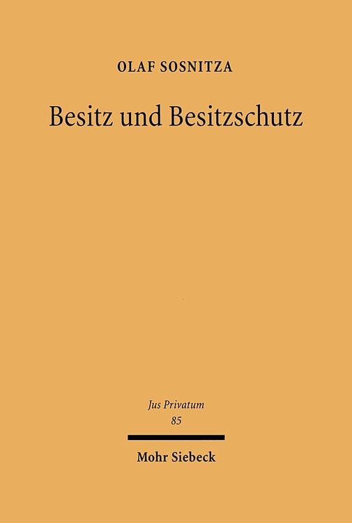 Produktbild: Besitz und Besitzschutz