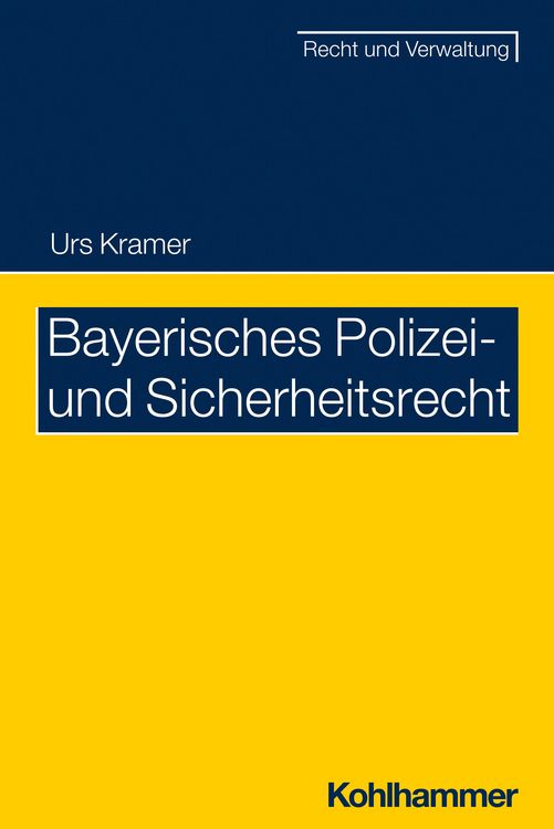 Produktbild: Bayerisches Polizei- und Sicherheitsrecht