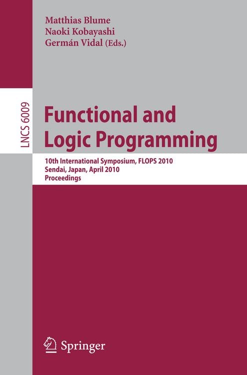 Produktbild: Functional and Logic Programming