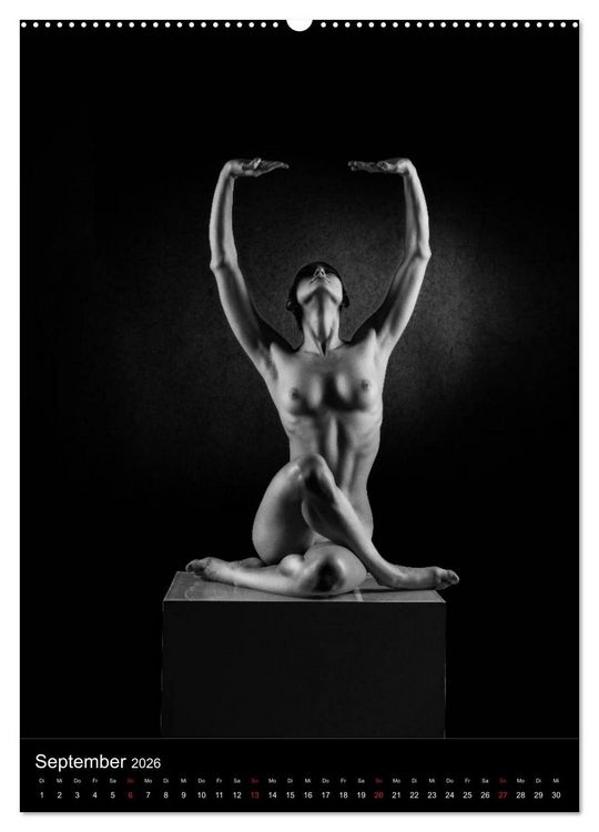 Produktbild: BODY SCULPTURE (Wandkalender 2026 DIN A2 hoch), CALVENDO Monatskalender