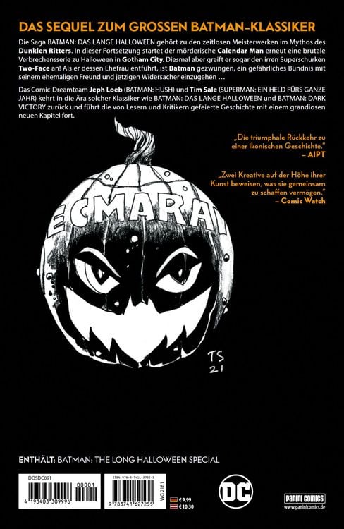 Produktbild: Batman: Das lange Halloween Special - Albtr&auml;ume