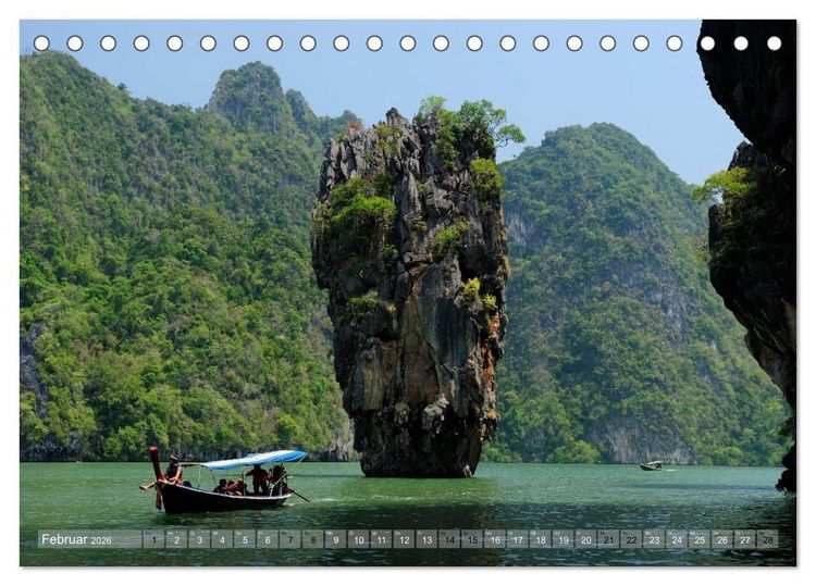 Produktbild: Thailand Christian Heeb (Tischkalender 2026 DIN A5 quer), CALVENDO Monatskalender