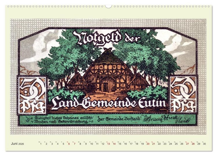 Produktbild: Gru&szlig; aus Eutin (hochwertiger Premium Wandkalender 2026 DIN A2 quer), Kunstdruck in Hochglanz