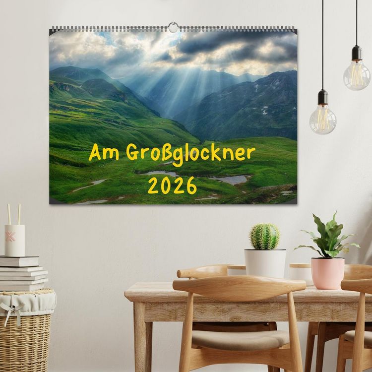 Produktbild: Am Gro&szlig;glockner (Wandkalender 2026 DIN A2 quer), CALVENDO Monatskalender