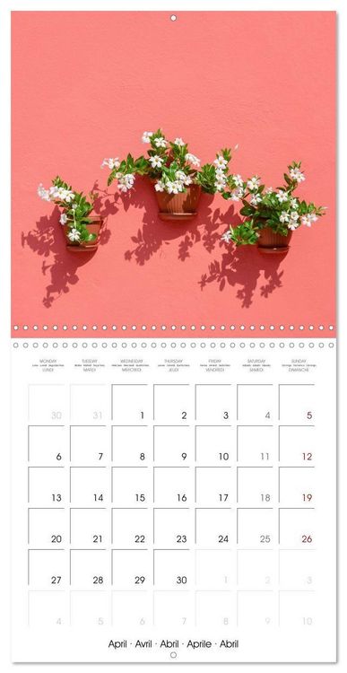 Produktbild: Leaves and flowers of Burano (Wall Calendar 2026 12 &times; 12 Inch) CALVENDO 12 Month Wall Calendar