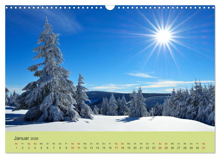 Produktbild: Das Erzgebirge Welterbe und Natur (Wandkalender 2026 DIN A3 quer), CALVENDO Monatskalender