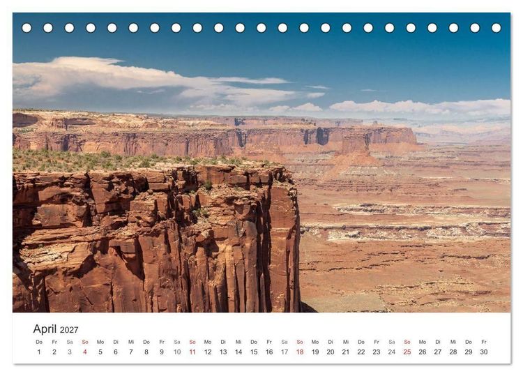 Produktbild: USA &ndash; Landschaft und Sehnsucht (Tischkalender 2027 DIN A5 quer), CALVENDO Monatskalender