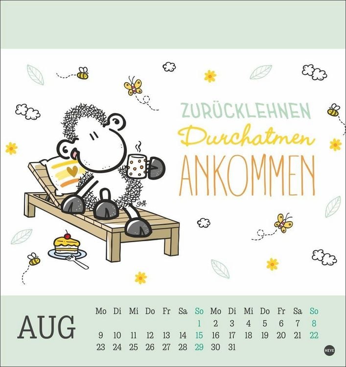 Produktbild: sheepworld Postkartenkalender 2027