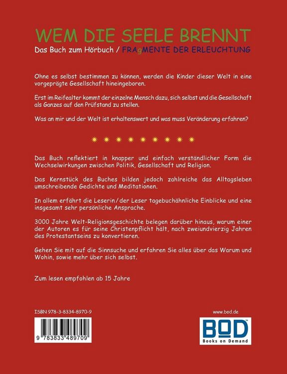 Produktbild: Wem die Seele brennt