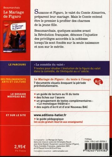 Produktbild: Le mariage de Figaro : nouveau bac 1re