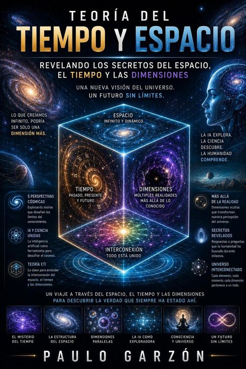 Produktbild: Teor&iacute;a del tiempo y espacio: Revelando los Secretos del Espacio, el Tiempo y las Dimensiones