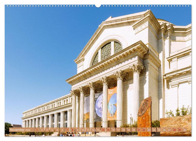 Produktbild: Washington, D.C., Hauptstadtzauber der USA (Wandkalender 2026 DIN A2 quer), CALVENDO Monatskalender