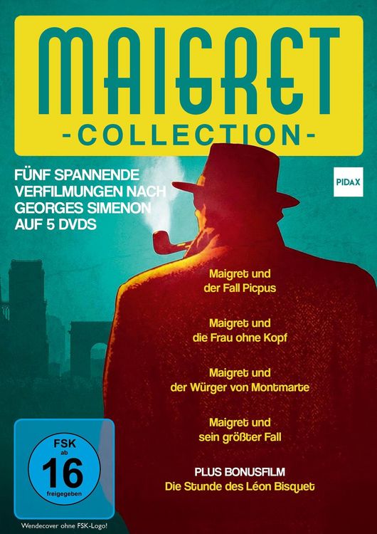 Produktbild: Maigret Collection / F&uuml;nf spannende Verfilmungen nach Georges Simenon [5 DVDs]