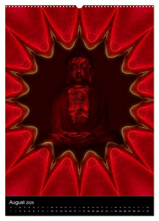 Produktbild: Buddha - Zeit f&uuml;r Entspannung (hochwertiger Premium Wandkalender 2026 DIN A2 hoch), Kunstdruck in Hochglanz