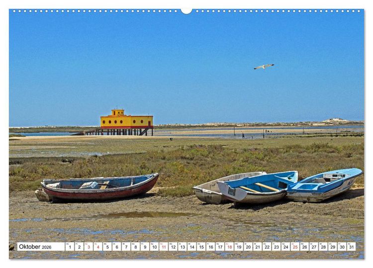 Produktbild: Portugal - Die Algarve vom Cabo de Sao Vicente bis Tavira (Wandkalender 2026 DIN A2 quer), CALVENDO Monatskalender