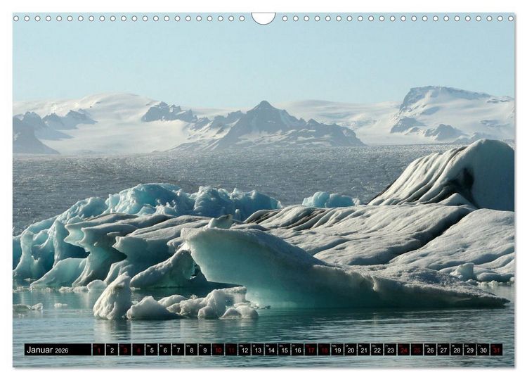 Produktbild: Stimmungsvolles Island (Wandkalender 2026 DIN A3 quer), CALVENDO Monatskalender