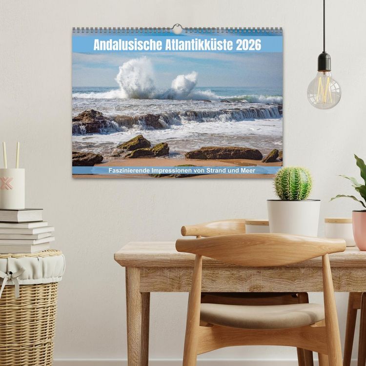 Produktbild: Andalusische Atlantikk&uuml;ste (Wandkalender 2026 DIN A3 quer), CALVENDO Monatskalender
