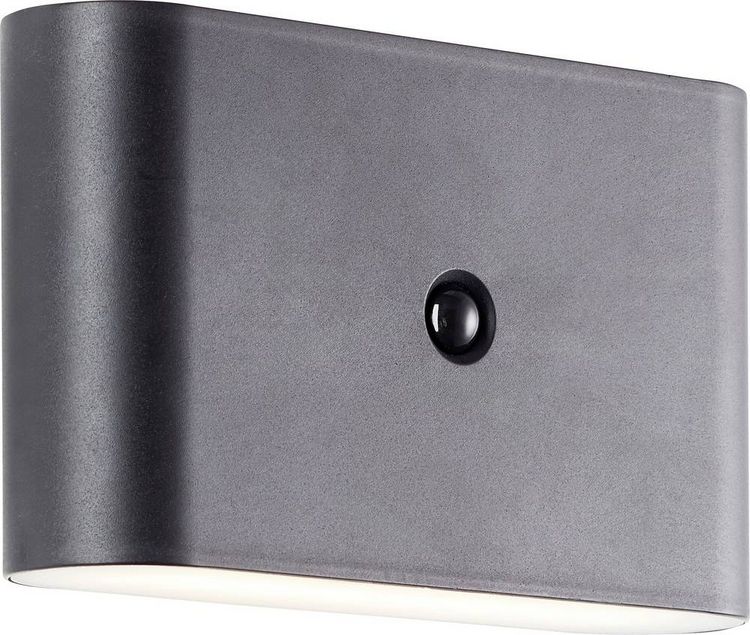 Produktbild: Brilliant Xino G80605/06 LED-Au&szlig;enwandleuchte mit Bewegungsmelder LED LED fest eingebaut 34 W Schwarz