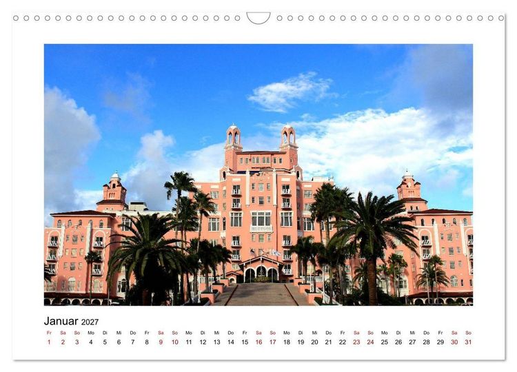 Produktbild: Florida 2027 abwechslungsreich und von der Sonne verw&ouml;hnt (Wandkalender 2027 DIN A3 quer), CALVENDO Monatskalender