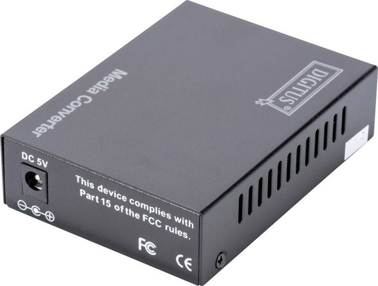 Produktbild: Digitus DN-82010-1 LAN, ST Simplex Netzwerk-Medienkonverter 100MBit/s