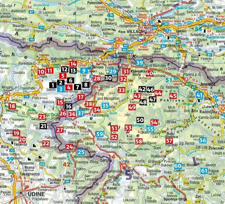 Produktbild: ROTHER Wanderf&uuml;hrer Julische Alpen. 61 Touren zwischen Tarvisio, Bled und Tolmin &ndash; mit Nationalpark Triglav und Sočatal