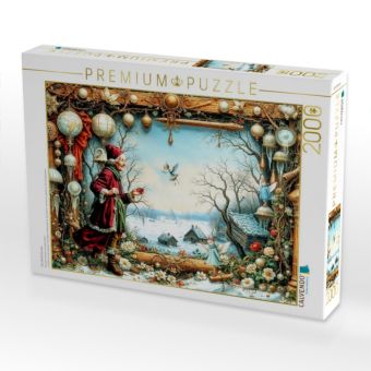 Produktbild: CALVENDO Puzzle Das Winterfenster | 2000 Teile Lege-Gr&ouml;&szlig;e 90x67cm Foto-Puzzle f&uuml;r gl&uuml;ckliche Stunden