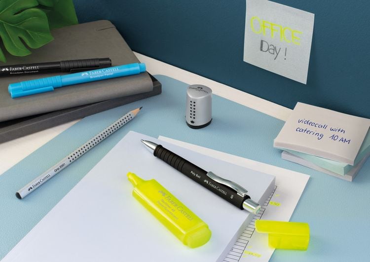 Produktbild: FABER-CASTELL Kugelschreiber Poly Ball XB, schwarz