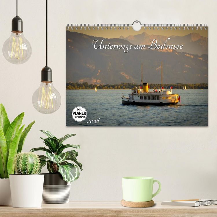 Produktbild: Unterwegs am Bodensee (Wandkalender 2026 DIN A4 quer), CALVENDO Monatskalender