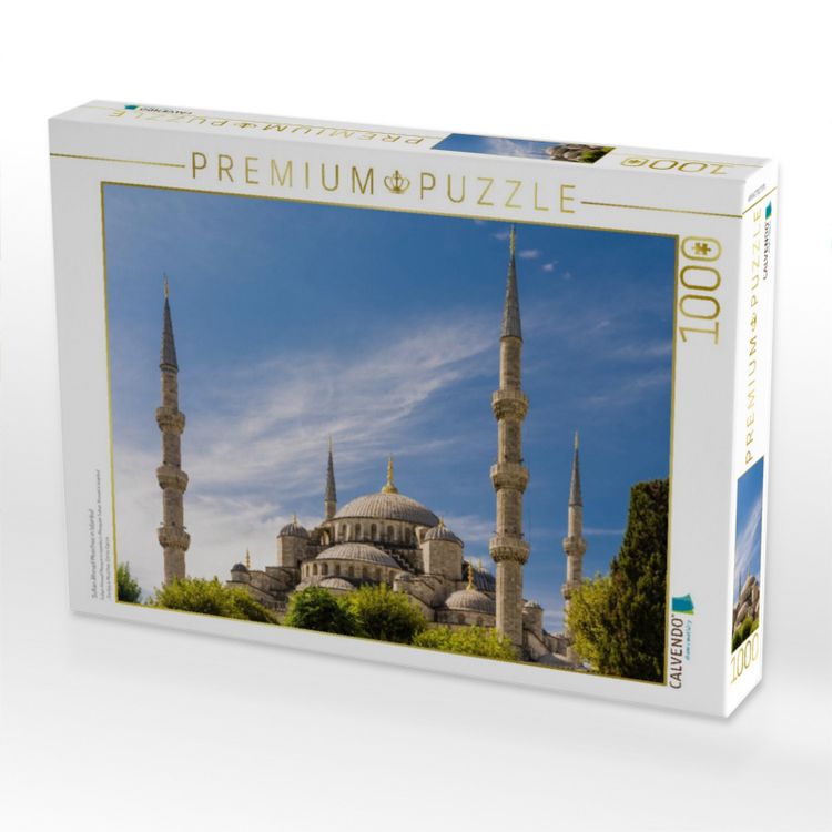 Produktbild: CALVENDO Puzzle Sultan Ahmed Moschee in Istanbul | 1000 Teile Lege-Gr&ouml;&szlig;e 64x48cm Foto-Puzzle f&uuml;r gl&uuml;ckliche Stunden